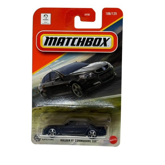 Matchbox Holden VF Commodore SSV Black Sedan 106/125 2024 Diecast NOC - Picture 1 of 4